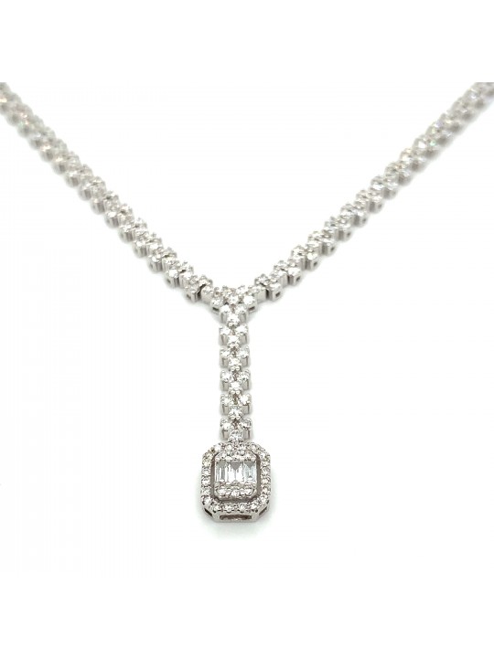 4.09 KARAT (F) RENGİ PIRLANTA SET 