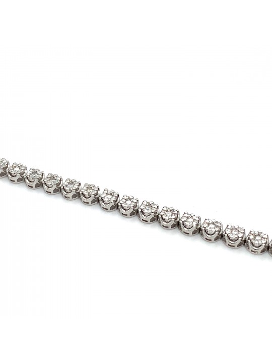 2.16 KARAT (F) RENGİ PIRLANTA SU YOLU BİLEKLİK